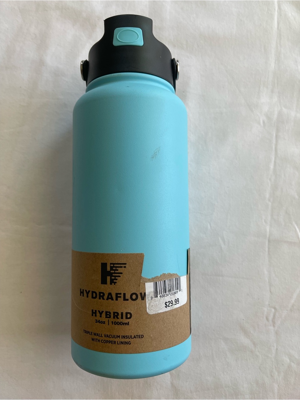 Hydro Flask light blue Hybrid Water Bottle